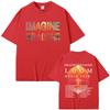 Rock Band Imagine Dragons Loom World Tour 2025 T Shirts Men Women Gothic Vintage Oversized Tshirt Unisex Casual Cotton Tshirt