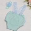 Photoshooting Props for Baby Shower Gift Newborn Costume Flower Headband Bowknot Lace Romper Dress Photography Clothing