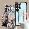 Sword Art Online Anime Soft Phone Case For Samsung Galaxy S26 Ultra S25 Edge S24 FE S23 Plus S22 S21 + S20 Plating Anti-Fall Fun