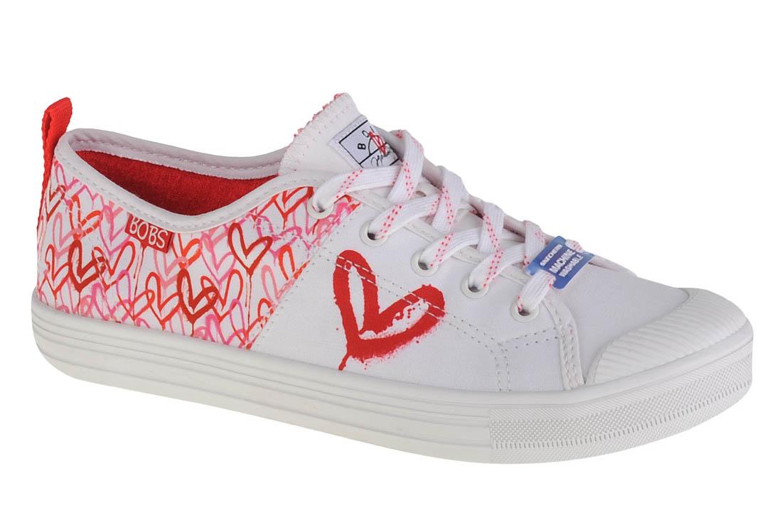 Skechers Bobs B Cool-All Corazon, Damen weiße Sneaker 35,5 weiß