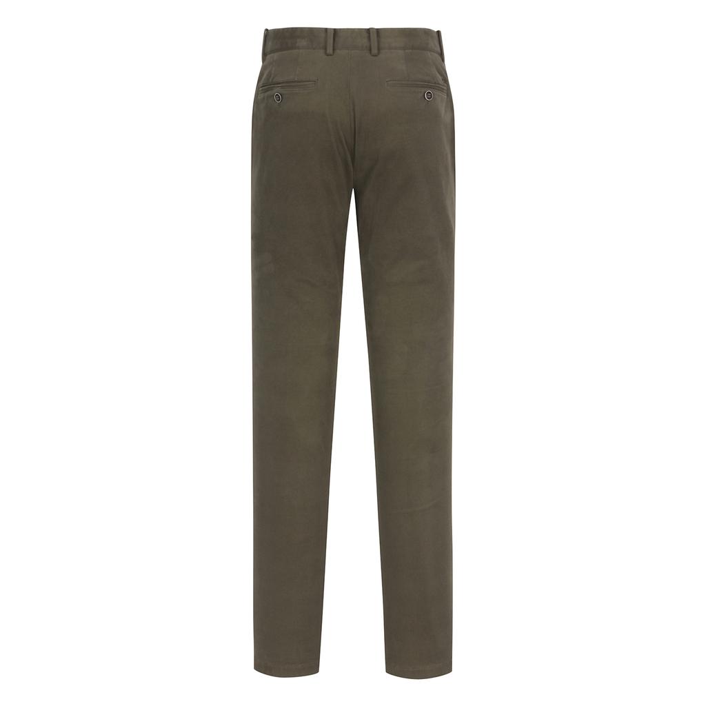 FERRAROMILANO Cotton Spandex Washed Como Pants Khaki (Am0Esl45226)