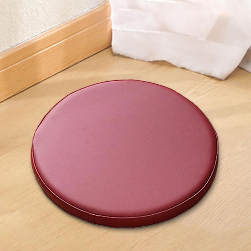 Cuscino per Seduta Sgabello Alto in Pelle PU 36 cm Decorazione per la Casa Cuscino per Seduta Rotondo per Soggiorno di Casa Hotel Balcone Sala da Pranzo