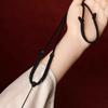 Hand-Woven Eight-Strand Unisex Necklace Rope for Pendants, Jade, Beeswax, Thangka