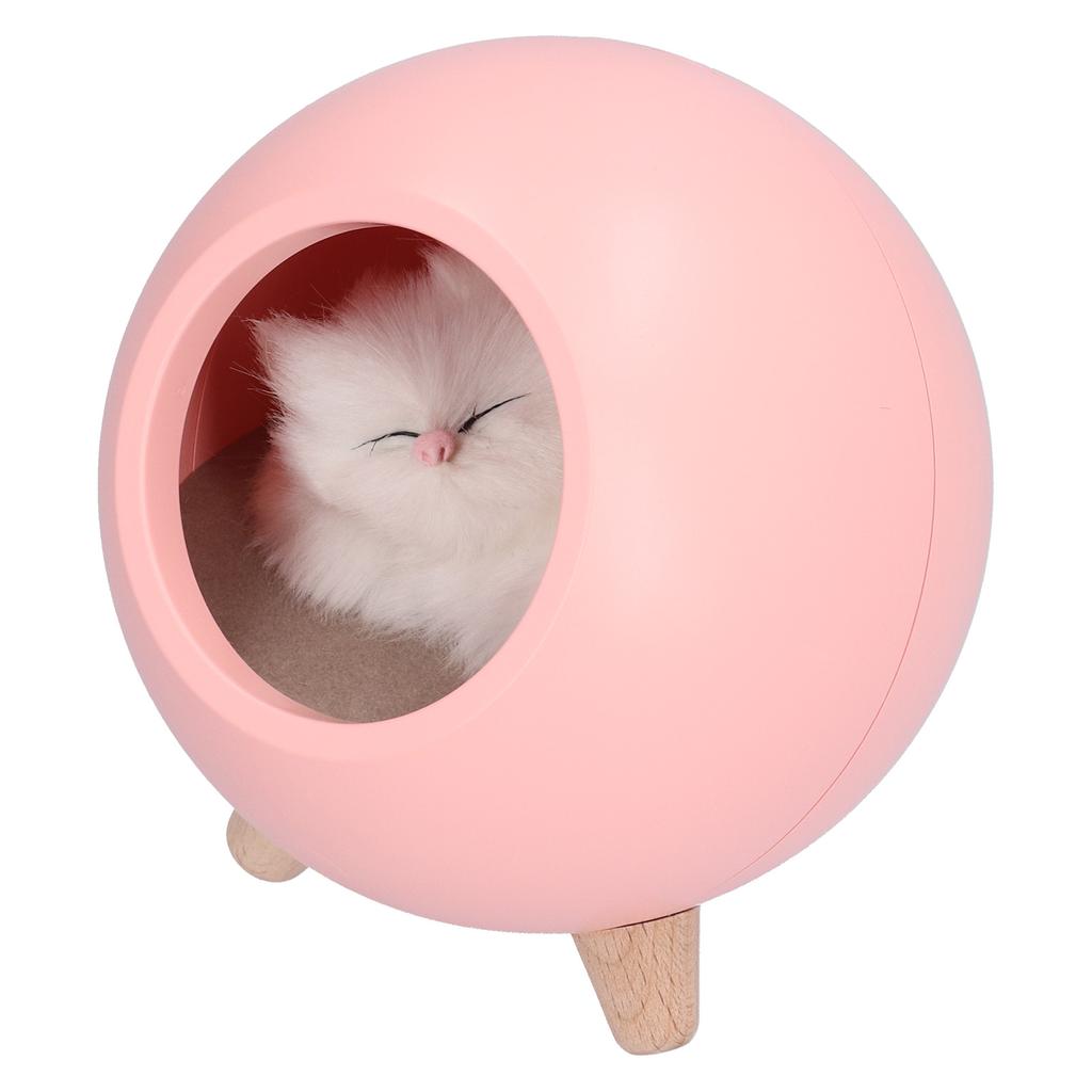 Cute Cat Touch Led Night Light with USB Cable Rechargeable Touch Dimming Cat House LED Night Light