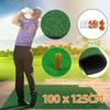 Backyard Golf Mat Indoor Residential Practice Training Golf Driving Mat Golf Hitting Mats with Rubber Tee Ball Free 125 x 100 cm