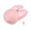 USB Wireless Mouse with Cute Rabbit Optical Gaming Colorful Design for Women and Compatible with and MacBooks 2.4Ghz Design, Quiet, Wireless, Compact,