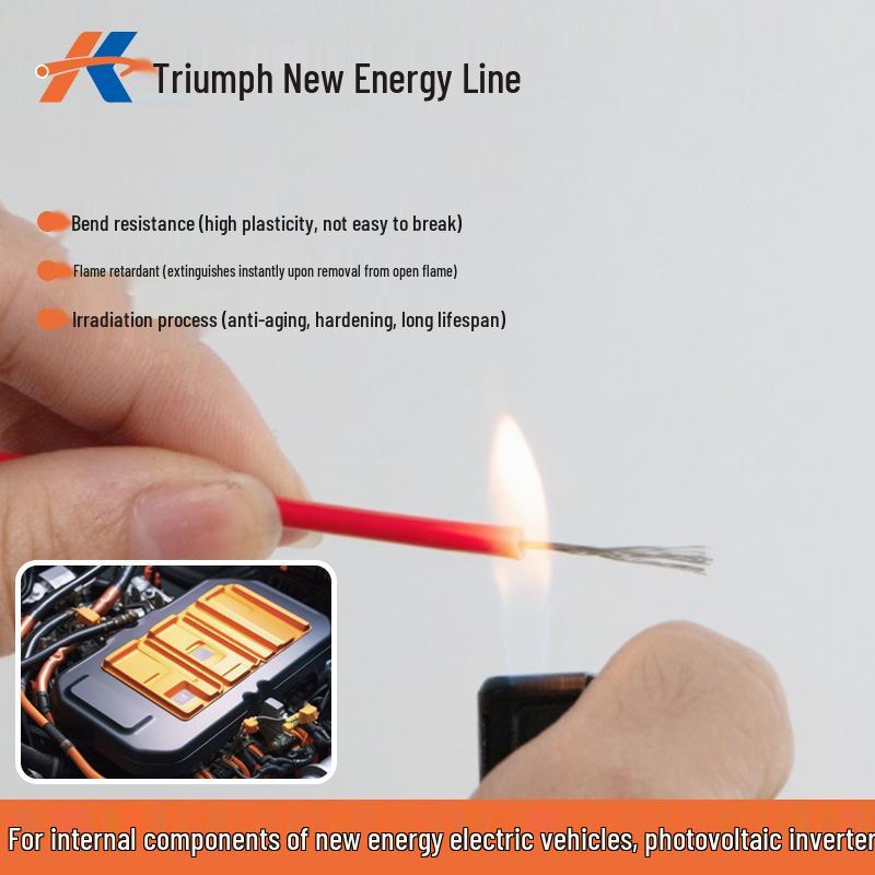 

Triumph UL10269 American Standard Photovoltaic Energy Storage Wire, 26-18 AWG, 6A Electronic Internal Wiring 24 AWG