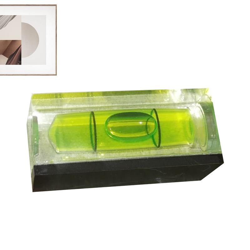 Přesná libela bublinková mini bublinková čtvercová kruhová libela vyvažovačka libela fotorámeček měřidlo horizontální