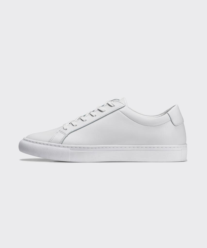 Musinsa Standard Height-Increasing Leather Court Sneakers Mark 2 [White]