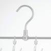 MUJI Aluminum Straight Hanger with 6 Clips 35cm Width