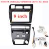 2 DIN 9 Inch Car Fascia Radio Panel for TOYOTA Corolla Sprinter 1991-1997 Manual AT A/C Dash Kit Facia Console Adapter