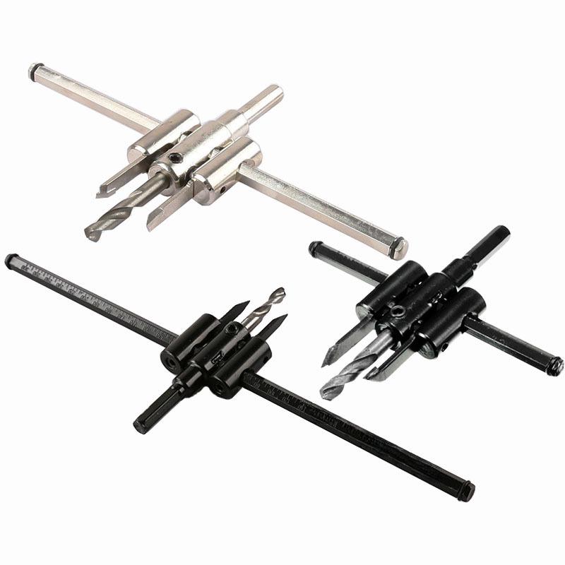 Adjustable Aircraft-Style Hole Opener for Gypsum Board and Woodworking