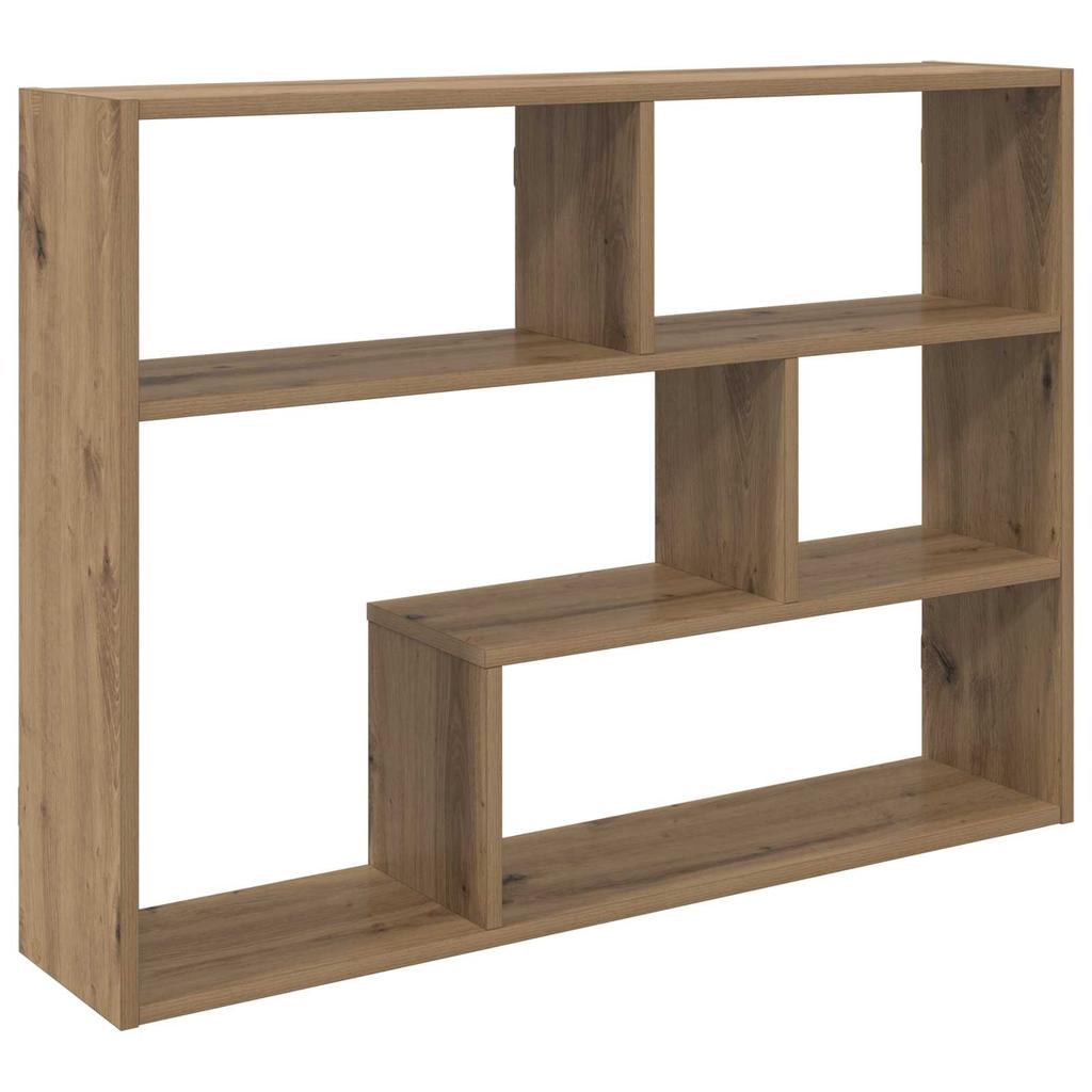 Wall Shelf Wall Mount Brown 95 X 20 X 69.5 Cm Particleboard