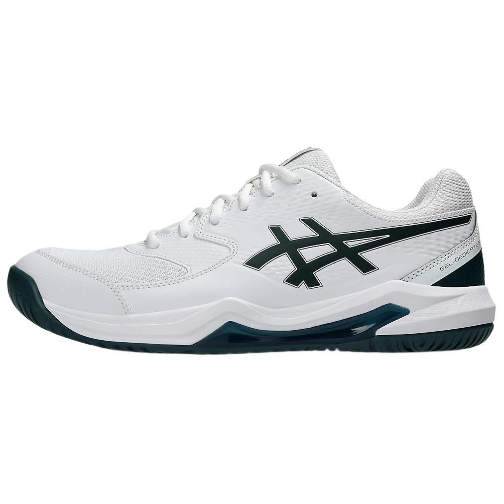 ASICS GEL-Dedicate 8 2E White Saxon Green Men s 1041A410-104 EU 44.5