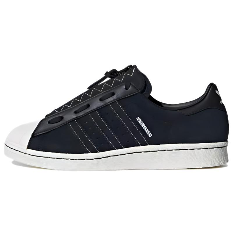 Adidas Neighborhood X Superstar 80s 'Core Black' Sneakers GX1400