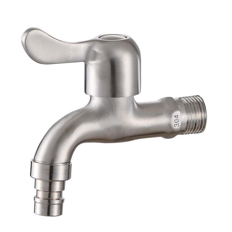 

Однорычажный смеситель Садовый смеситель Смеситель из нержавеющей стали Подходит для прачечной ванной стиральной машины швабры бассейна ванны