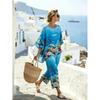 One wholesale, European and American style suit, summer loose round neck bat sleeve top, casual wide-leg pants two-piece set