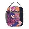 Custom JoJoes Anime Insulated Lunch Bag for Camping Travel Food Leakproof Cooler Thermal Lunch Box Women Men
