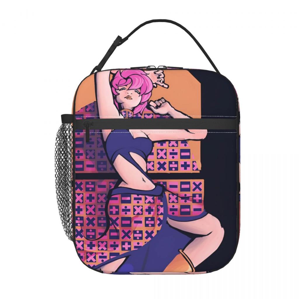 Custom JoJoes Anime Insulated Lunch Bag for Camping Travel Food Leakproof Cooler Thermal Lunch Box Women Men