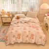 Autumn Warm Cute Bear Blankets for Bed Soft Cartoon Bedspread Comfortable Coral Fleece Throw Blanket Sofa Single Double Blanket