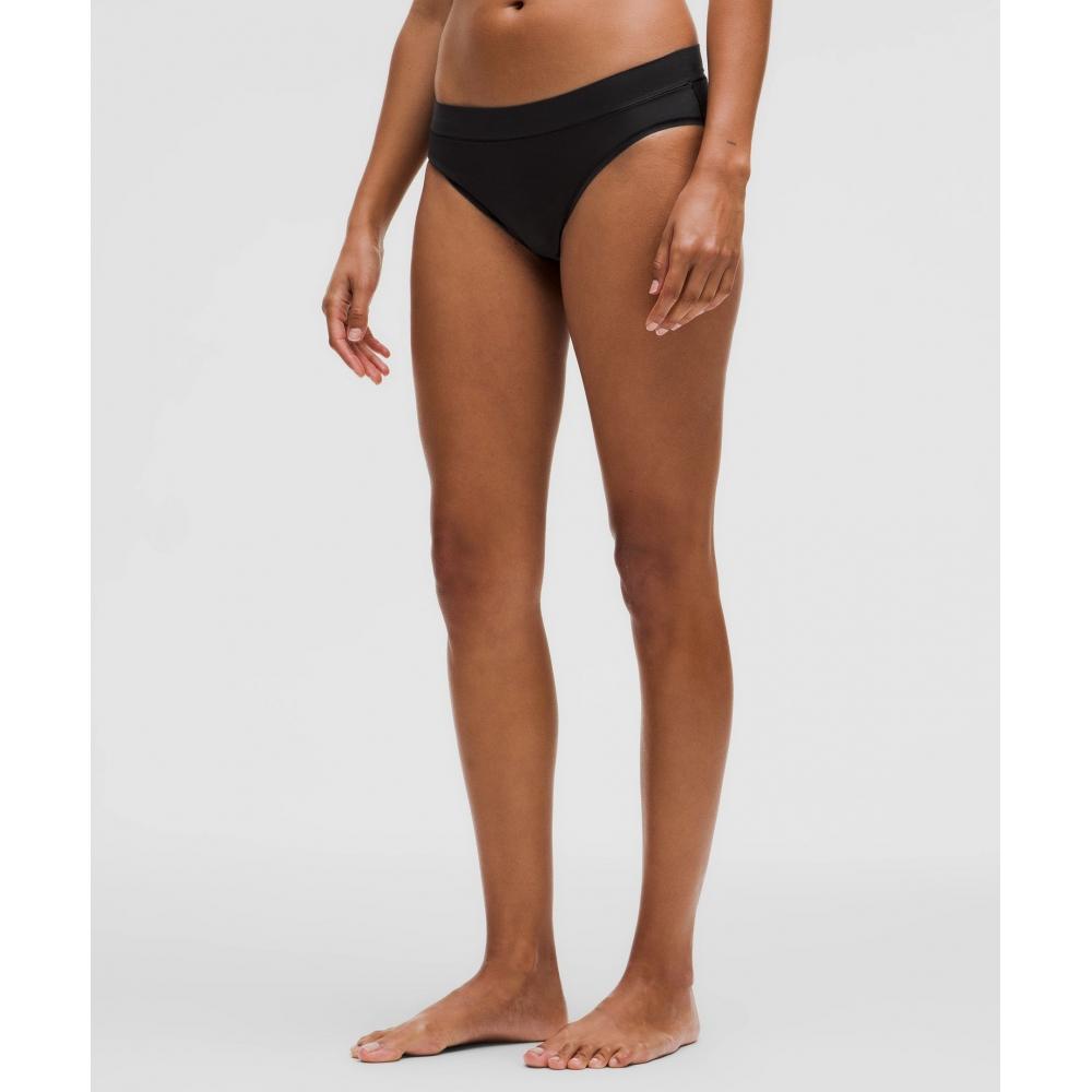 Lululemon Underease Mid Rise Bikini Underwear  3 Pack Black Twilight Rose Misty Shell