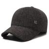 Winter Mens Baseball Cap With Fleece Lining For Warmth And Windproof Comfort