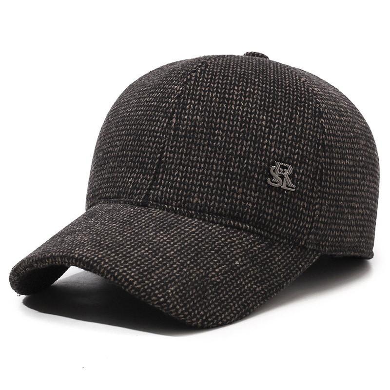 Winter Mens Baseball Cap With Fleece Lining For Warmth And Windproof Comfort