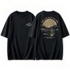 Unisex Hiker Graphic Tshirt Every Coin Has Its Two Sides Letter Print Short Sleeve Tee Outdoor Adventure Streetwear T Shirt