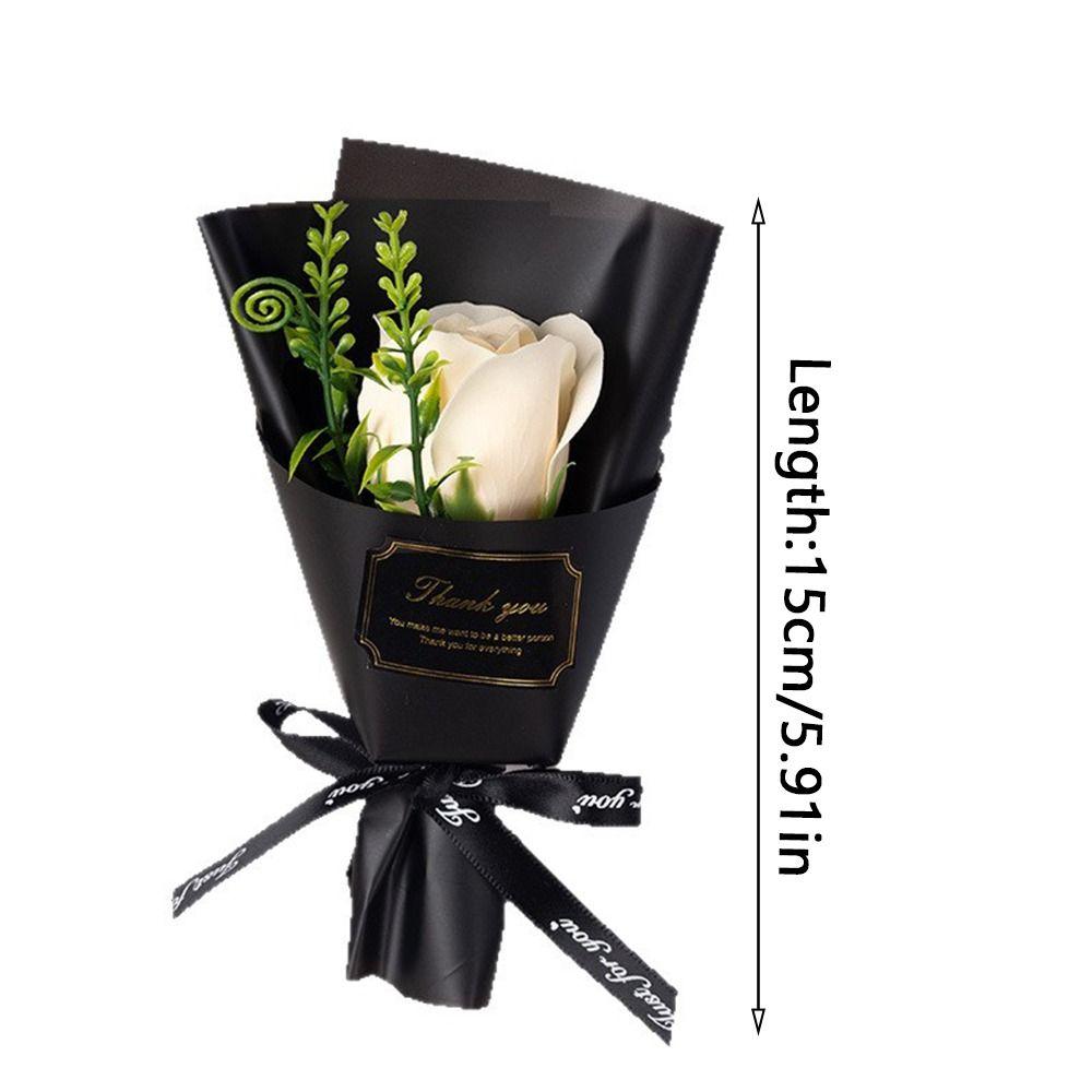 Mini Soap Flower Mother's Day Gifts Simulated Soap Bouquet Artificial Rose Flower  Teachers' Day