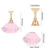 Magnetic Nail Tip Practice Stand Base   Alloy Holder Nail Art Display Stand White