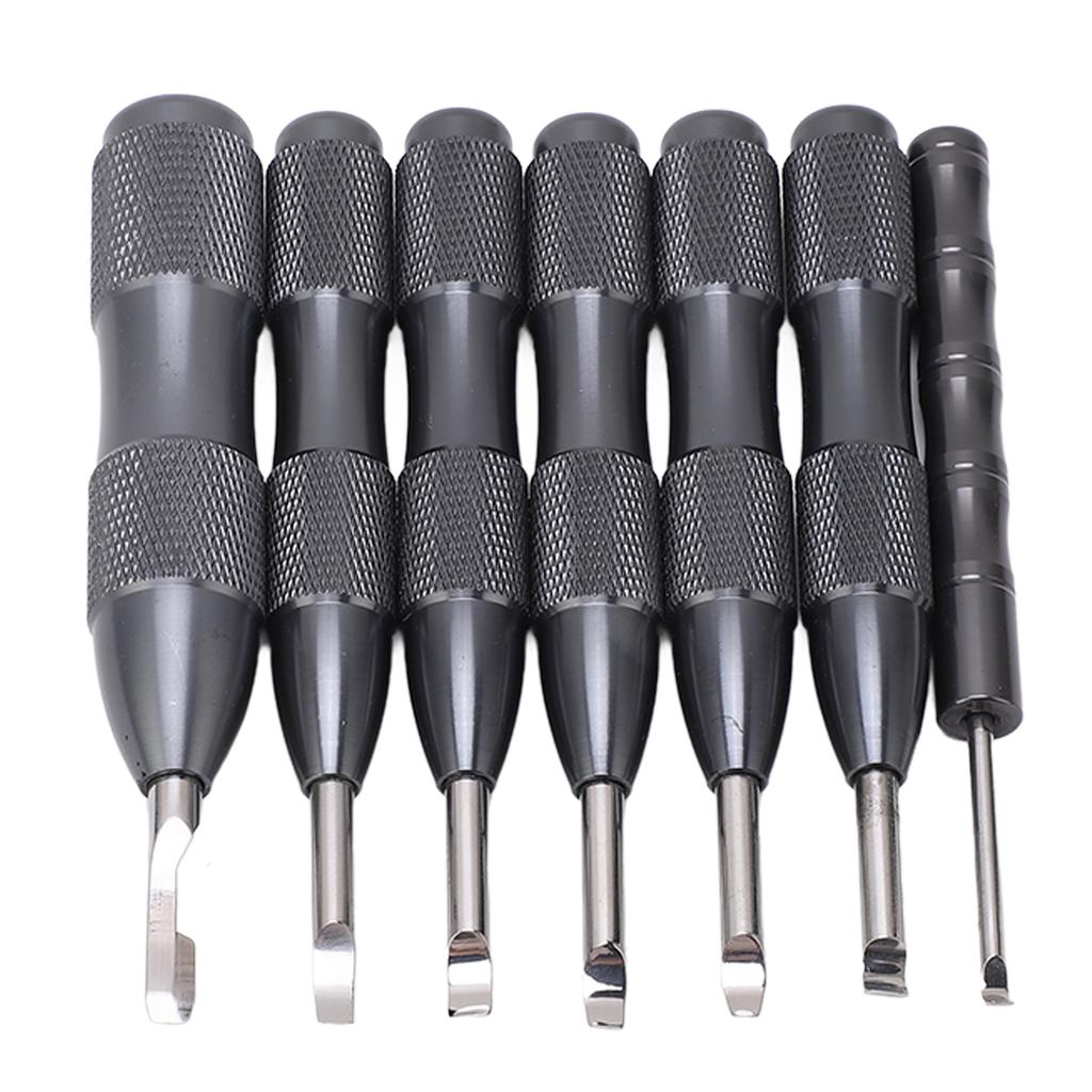 7 Pcs Watch Back Cover Opener Tool Multi Specification Aluminum Alloy Pry Back Case Remover Watch Repair Tool