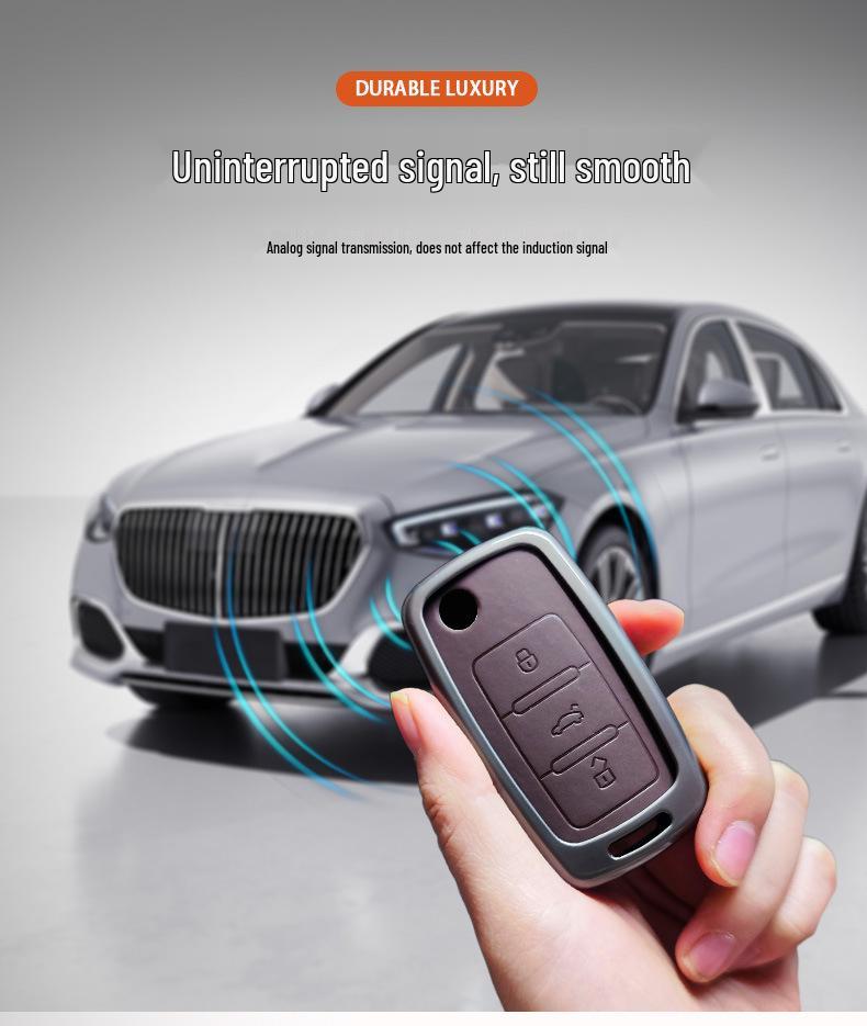 Compatible with Volkswagen Lavida, Lingdu, T-Roc, Touran, Tiguan L Key Case and Keyring.