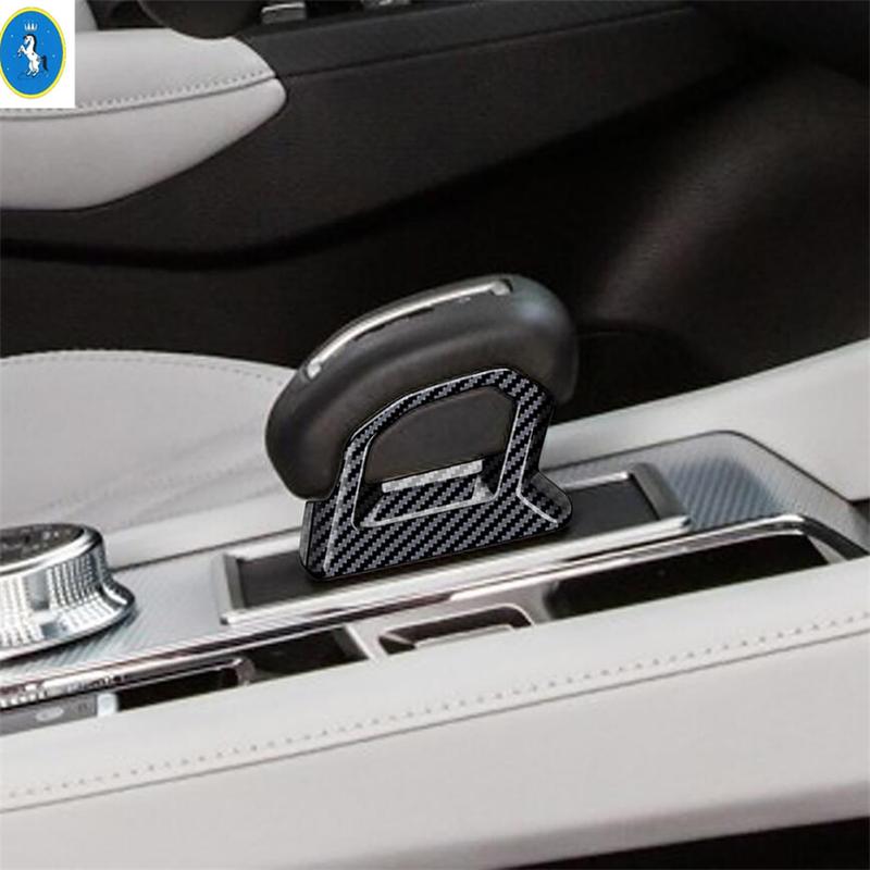 3 Pcs Gear Shift Head Knob Cover Trim Fit For Mitsubishi Xforce / Outlander / Xforce 2024 - 2026 Carbon Fiber Look Accessories
