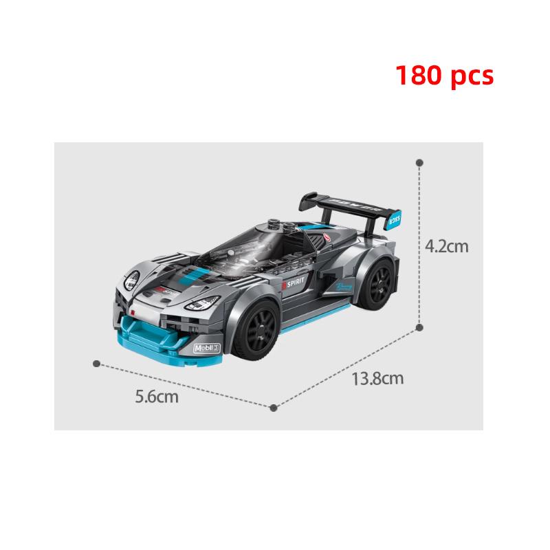 Technical Car Speed Sports Car Building Blocks City Vehicle Street Garage Educational Construction Toys