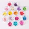 20 Stück/Box Nagelkunst Trockenblumen Spirea Kleine Pflaume Narzisse Nagelkunst Farbe Gemischte Blume Trockenblumen-Patch DIY Nageldekoration