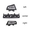 LHD Front Row Wind Left Center Right Air Conditioning Vent Grill Outlet Panel With Chrome Plate For BMW 5 Series F10