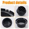 75mm/60mm Parking Heater Air Outlet Ventilation Pipe Connector Suitable For 2KW/5-8KW Diesel Heater Hot Air Outlet Accessories