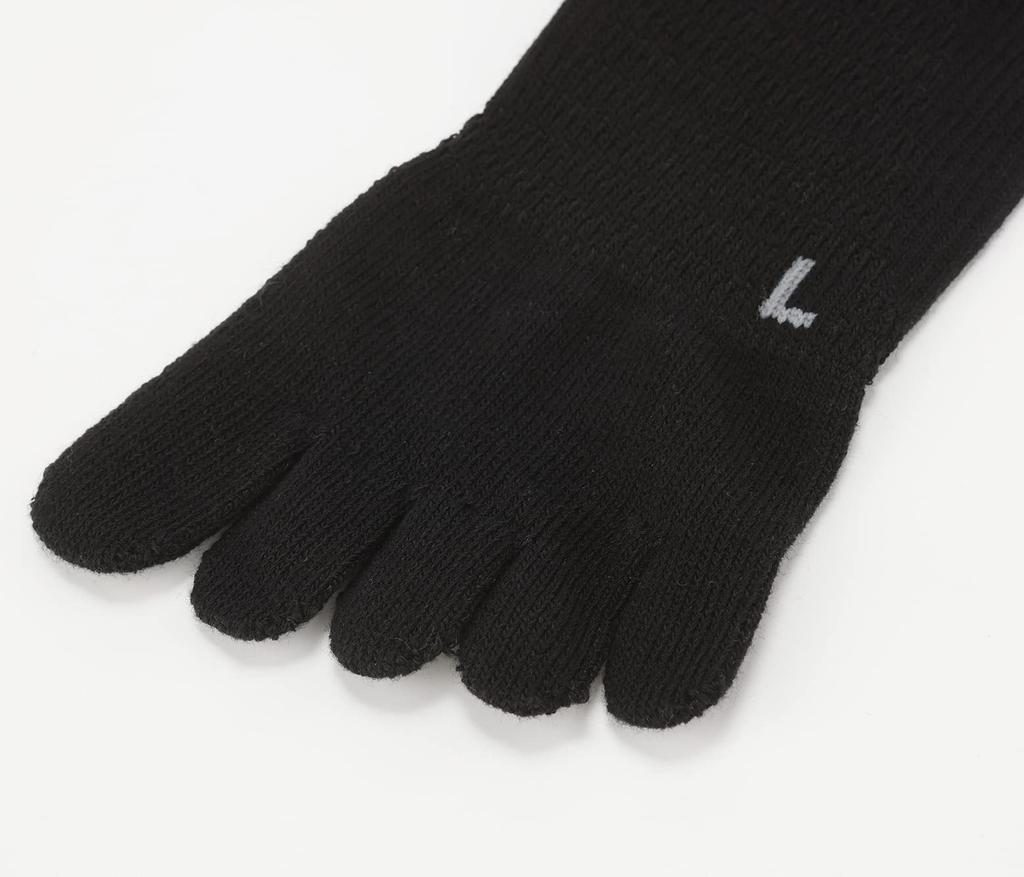 WIOIW Women's Five-Toe Socks, Thick Cotton, Durable, All-Season, Thick, 3-Pair Set