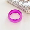 Bright Color Chunky Bangles Round Resin Bracelets New Lady's Bracelet  Gifts