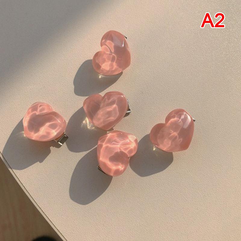 

5 шт. такие милые девушки, розовая роза, сердце, бант, персик, мини-шпилька, набор, сладкие волосы