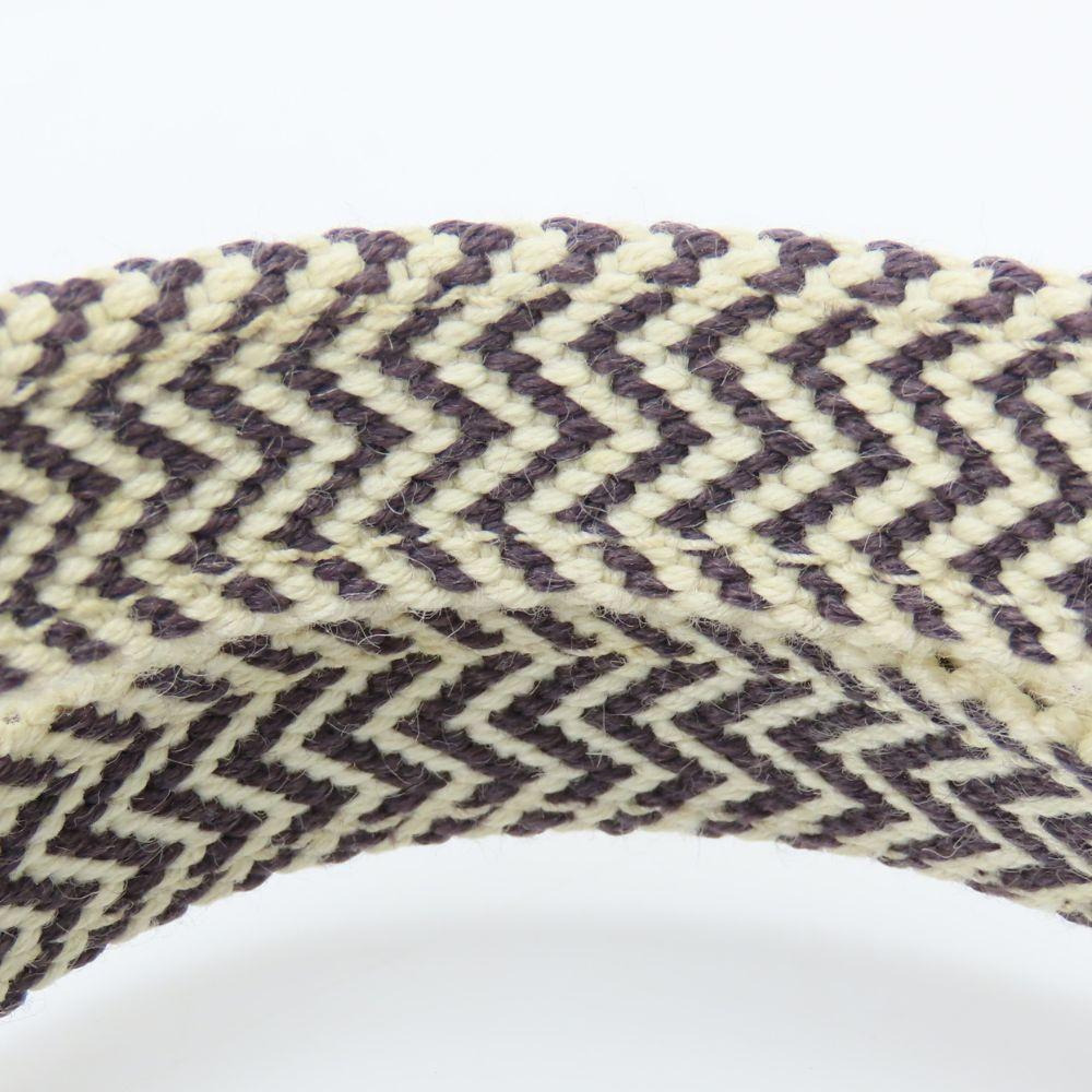 Used HERMES Tote Bag Cannes MM Cotton canvas beige Herringbone Pattern