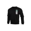 Sweatshirts Men's Black Crew Neck Moderate Regular GF0032