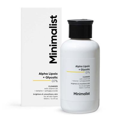 Čisticí prostředek s kyselinou alfa-lipoovou a glykolovou (100 ml), Čisticí přípravek s kyselinou alfa-lipoovou + glykolovou 07%,