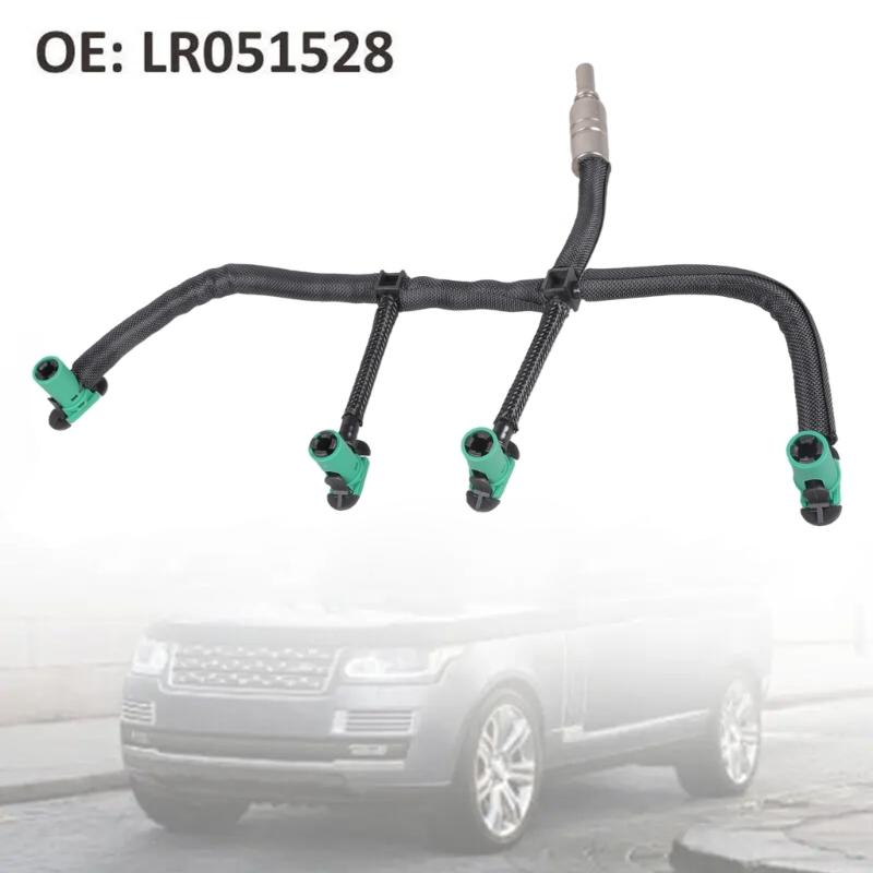 Car Fuel Injector Return Hose Pipe Injector Hose Leak Line For Select Model Replaces LR001327, LR051528, LR021915