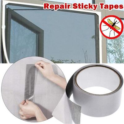 Window Screen Repair Tape Self Adhesive Mesh Tape Net Door Fix Patch Anti Insect Mosquito Mesh Broken Holes Repairing