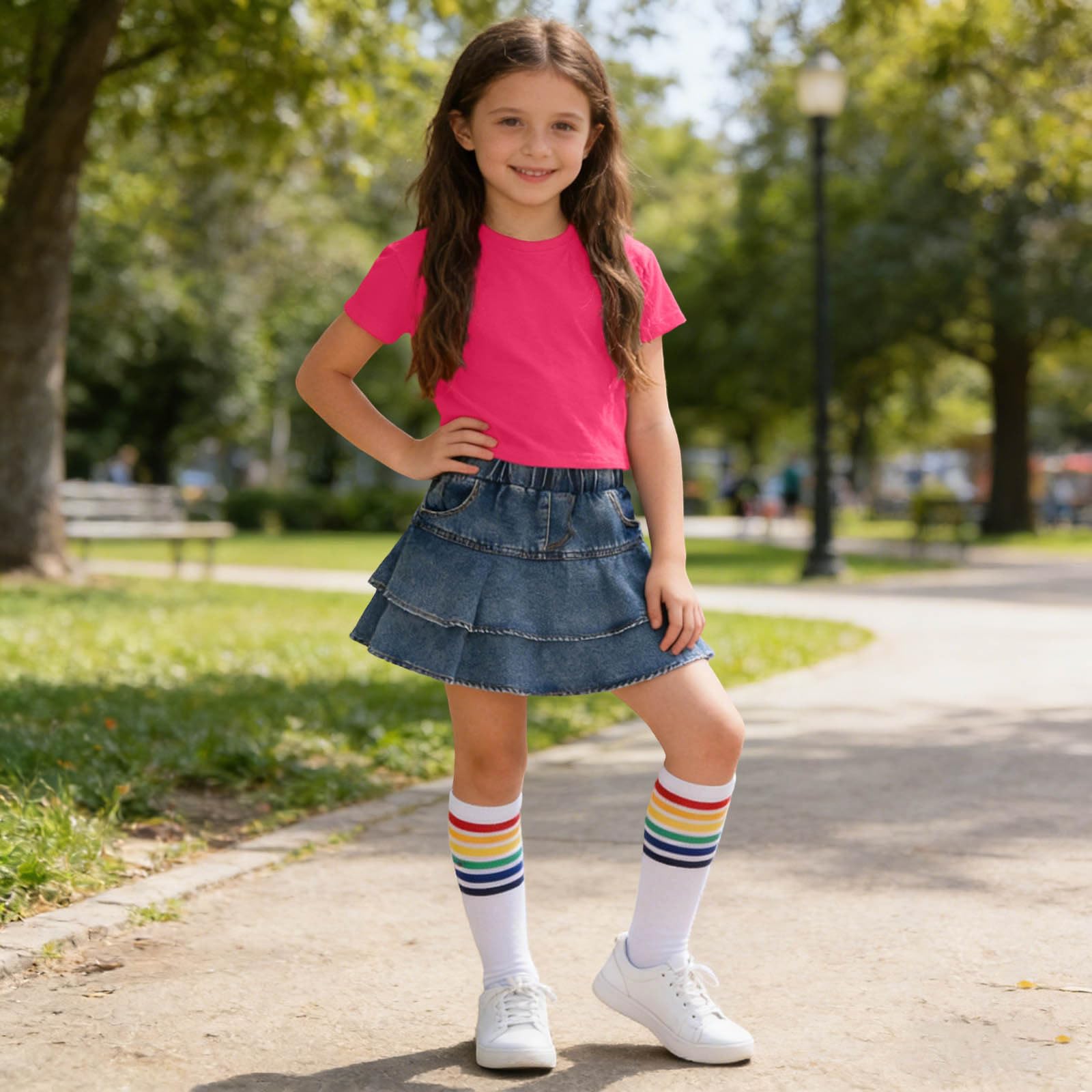 

Children s Casual Comfortable Three-Piece Kids Set 180 гарячі рожевого кольору