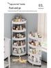 Triangle Multi-Layer Corner Storage Rack for Bathroom and Kitchen