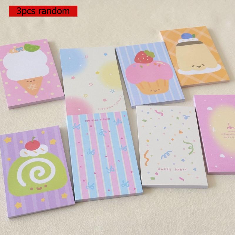 New High Looking Korean Gift Style Tearable Note Memo Pad Star Handbook Material Learning Portable Office School Supplies Kawai