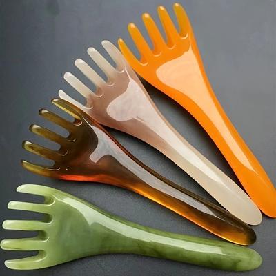 Scalp Massager & Back Scraping Tool, Portable Handheld Head Scratcher, Deep Relaxation SPA Massager for Home