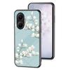 For Xiaomi Poco F7 5G/Redmi Turbo 4 Pro 5G Case Floral Pattern TPU+Tempered Glass Protective Phone Cover